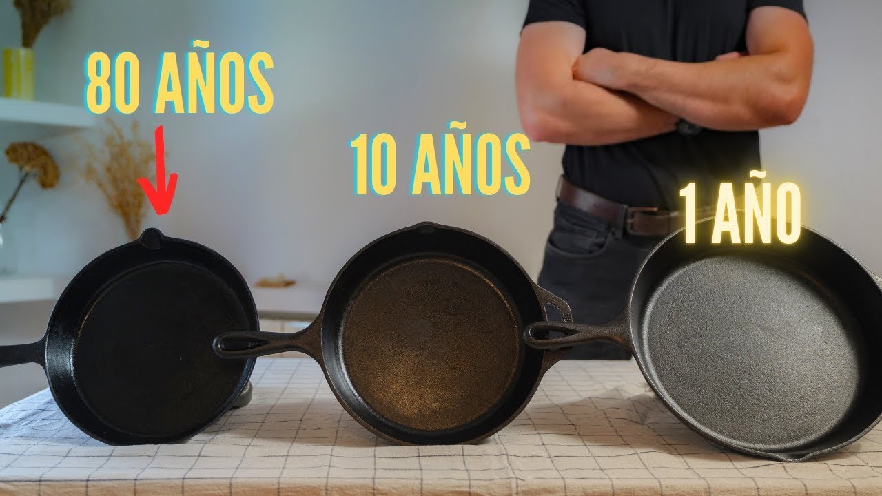 Cómo Usar y Curar Sartenes de Hierro Fundido