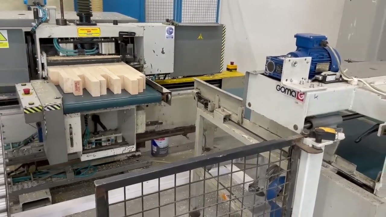 Finger jointing line GOMA FC10KZ6+PZ6