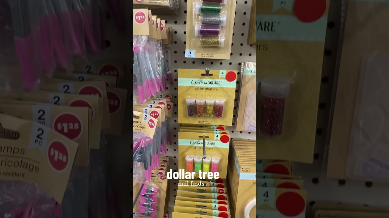 DOLLAR TREE NAIL FINDS😱‼️💅🏽#viralvideo #viral #fyp #fyp #shorts