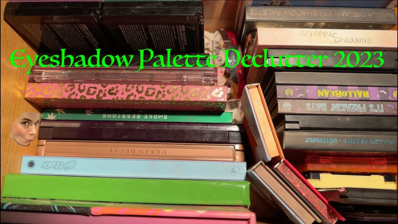 Eyeshadow Palette Declutter December 2023 + update