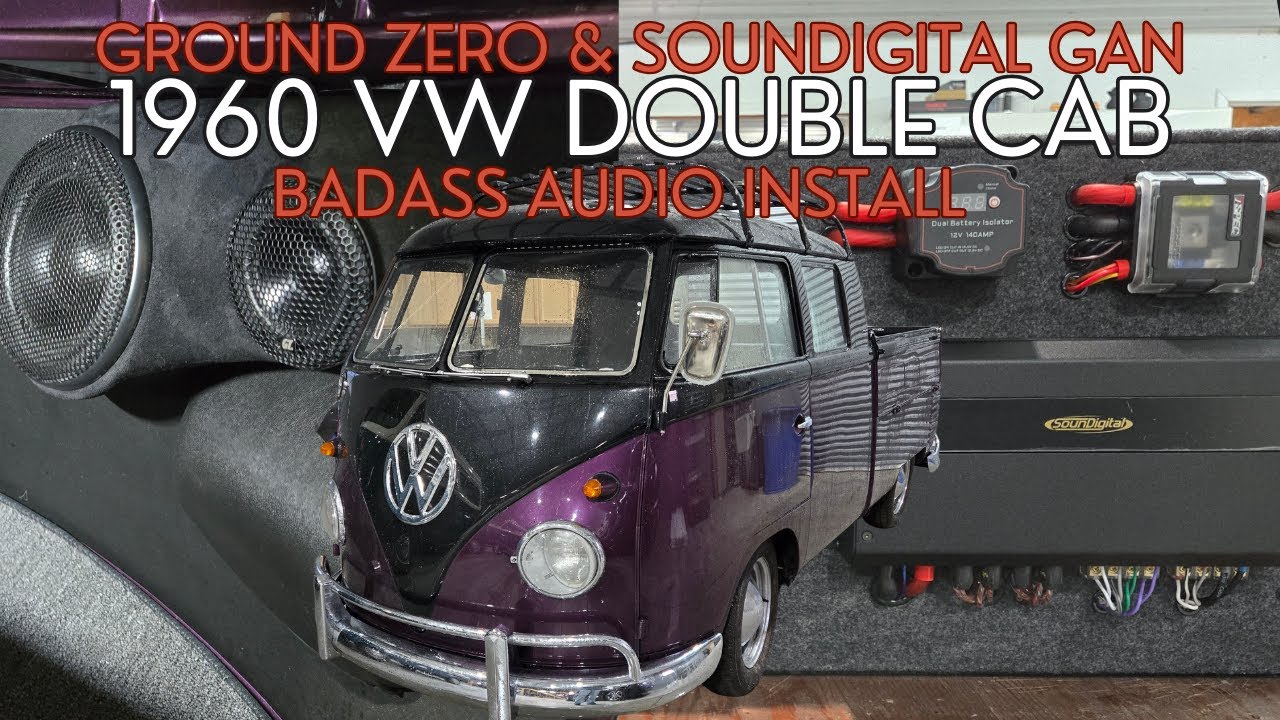 Amazing Sounding Ground Zero Audio In A Rare 1960 VW Double Cab