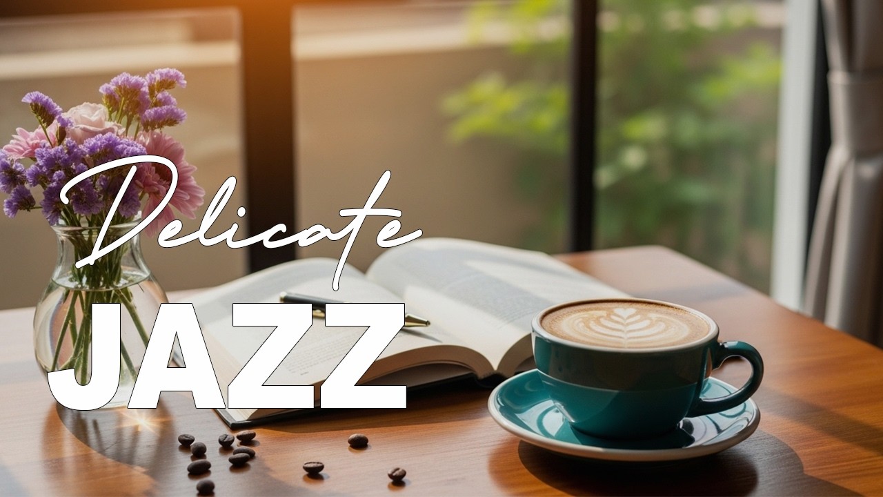 Delicate Jazz ☕Positive Coffee Music & Happy Bossa Nova Instrumental for Studying