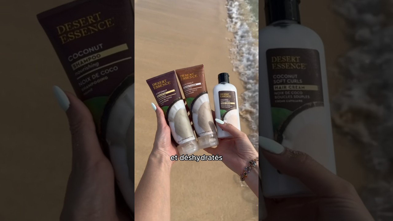 Routine de l&rsquo;&eacute;t&eacute; anti cheveux secs 🥥 #cheveux