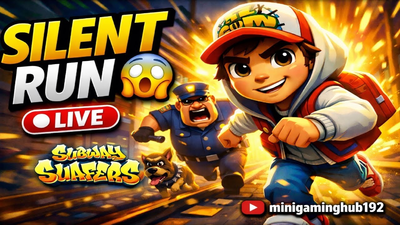🔴 🚆 LIVE Subway Surfers | Silent Stream 😱 Record Run Attempt 🔥