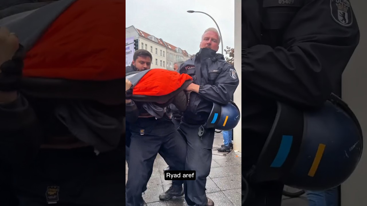 Several protesters were arrested during a demonstration in Berlin, in a scene that sparked widesprea