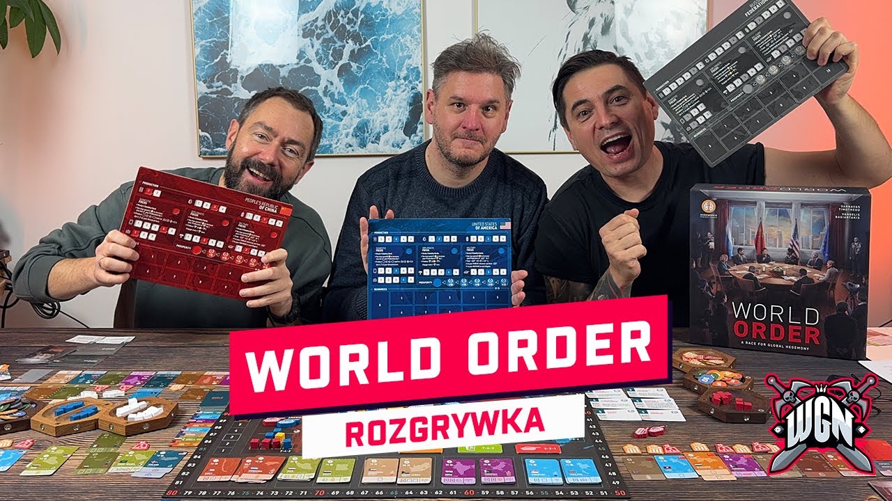 🇵🇱 World Order - gra planszowa - rozgrywka na 3 graczy