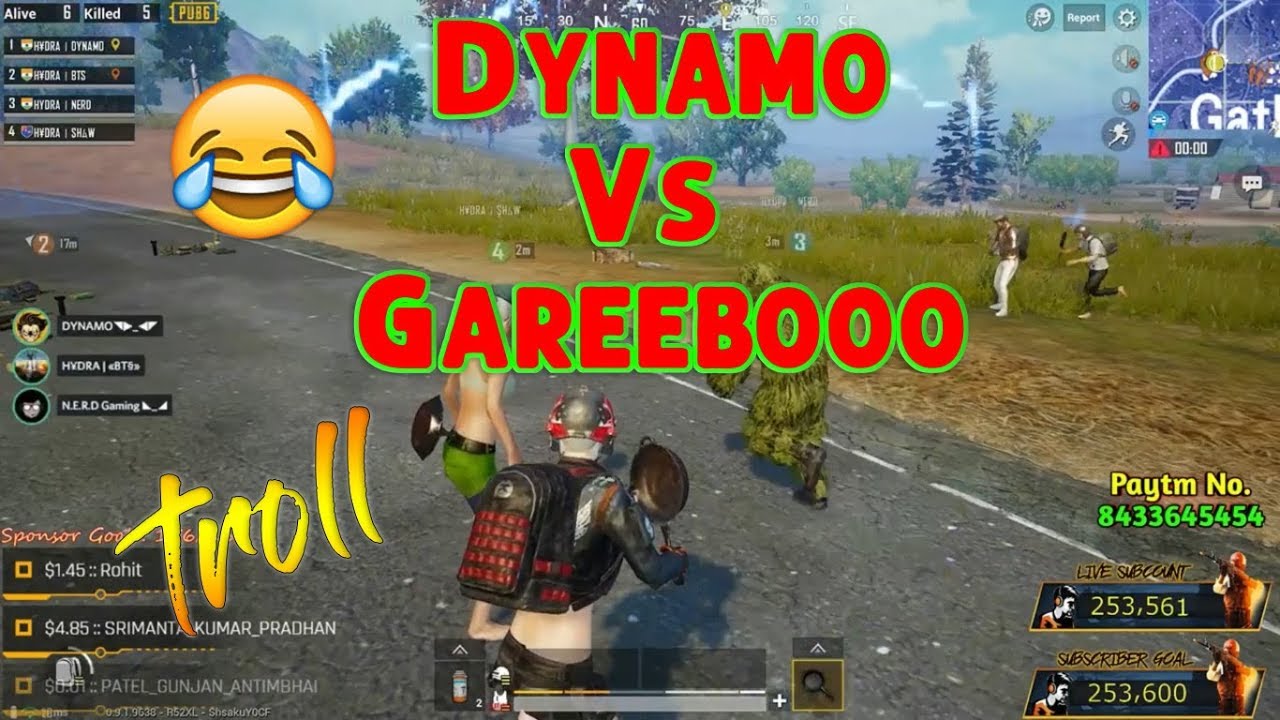 DYNAMO vs GAREEBOOO || Co-Incidently in one Match || Funny Last Circle