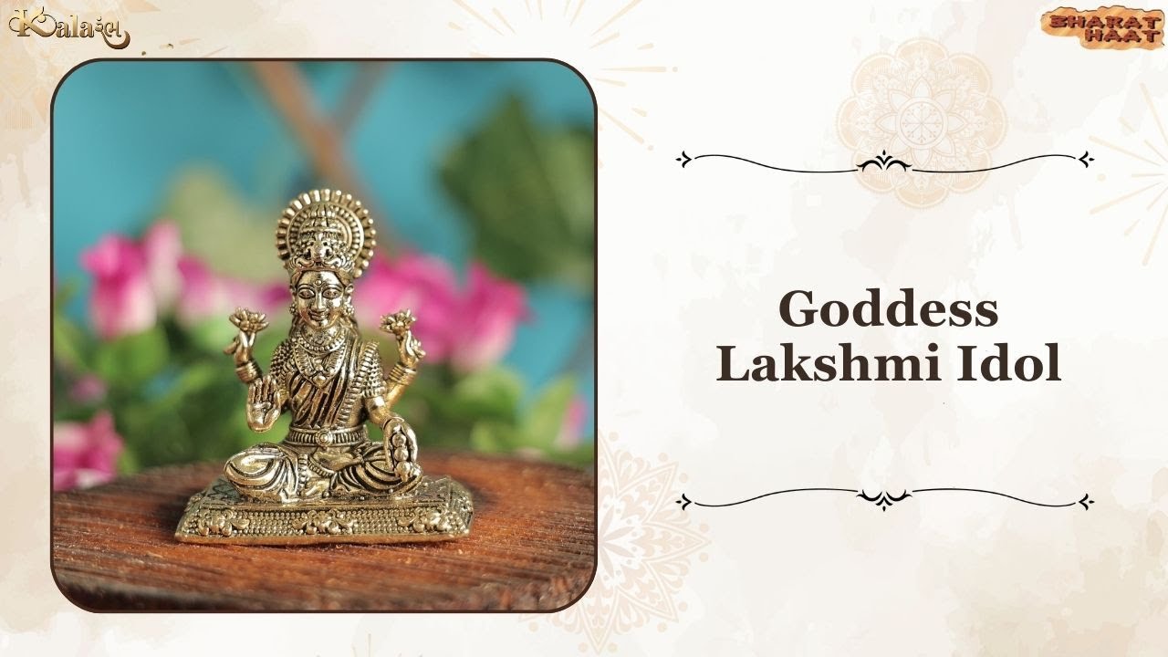 Lakshmi Maa Idol | Brass Goddess Lakshmi