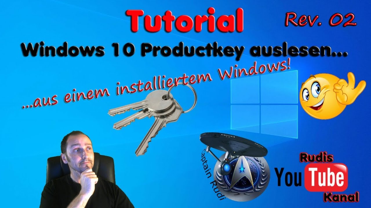 Windows 10 Product Key auslesen - Wie geht denn das? - Tutorial - Rev.02