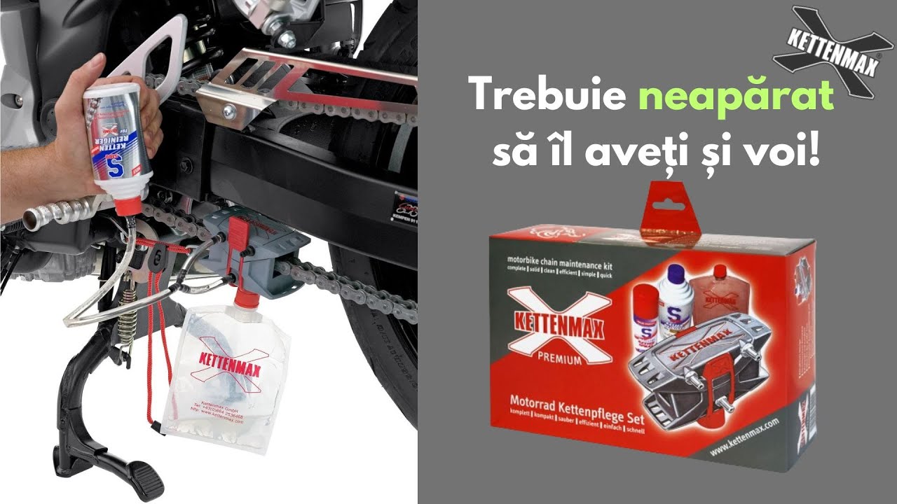 Am cumpărat cel mai șmecher kit pentru lanțul moto! (Unboxing Kettenmax Premium)