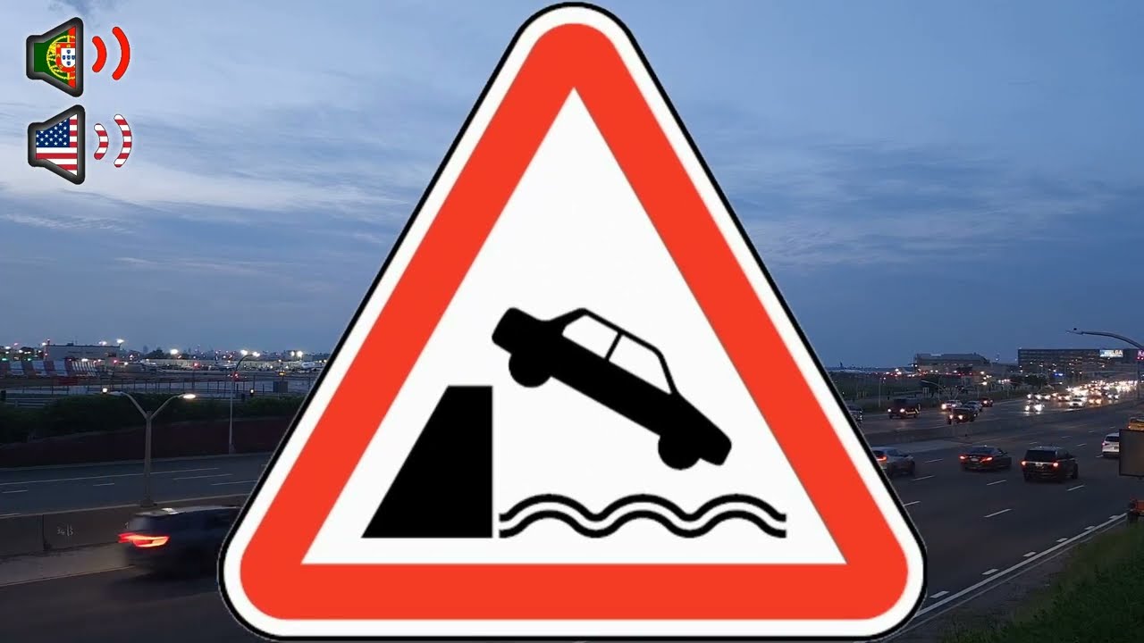 SINAIS DE PERIGO E CEDÊNCIA DE PASSAGEM EM  PORTUGAL  / Europe Portugal road signs