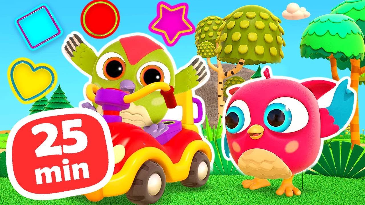 Impariamo insieme a Gufetto HopHop 🦉: cartoni animati educativi per bambini piccoli 🧐