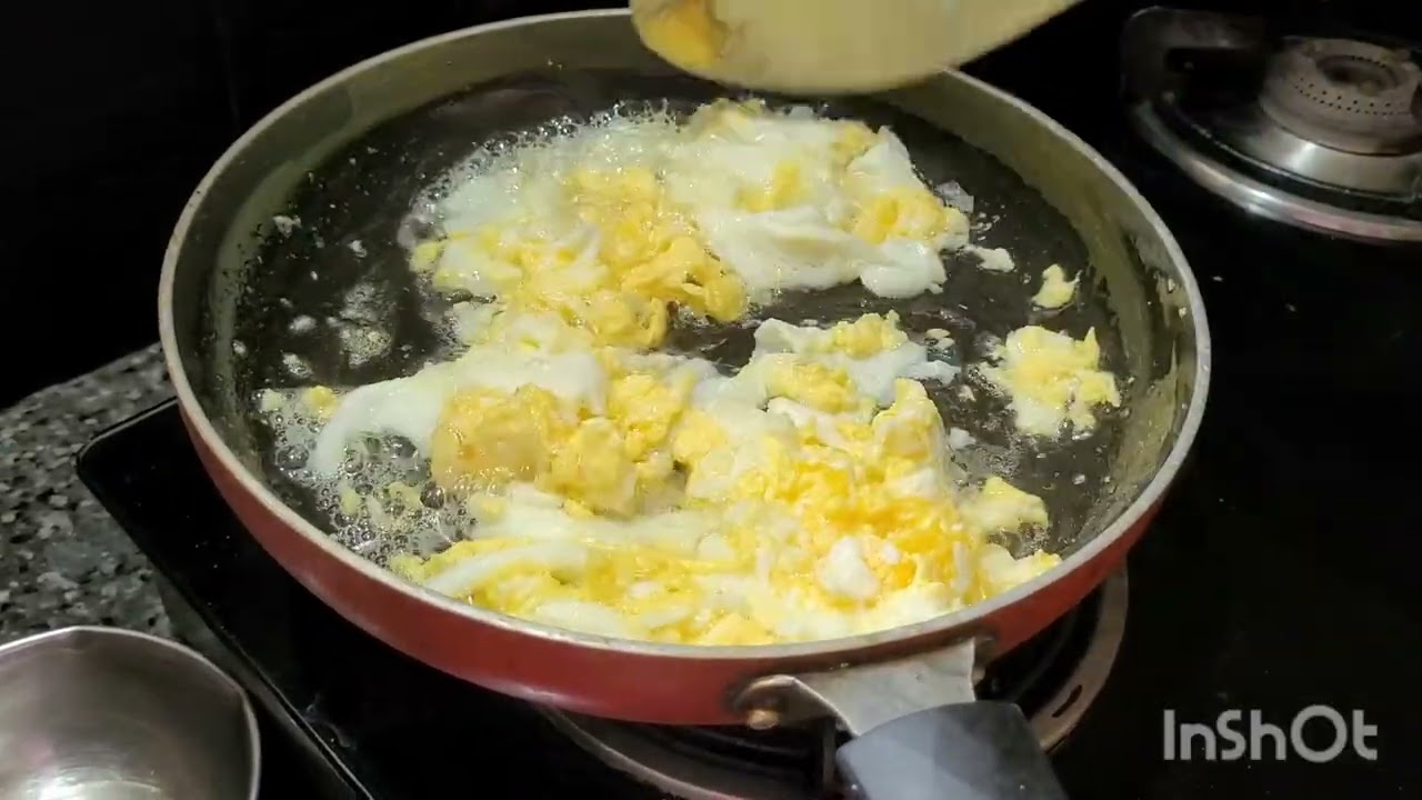 Easy and quick egg rice recipe #cooking #food #recipe #egg #eggrecipe 