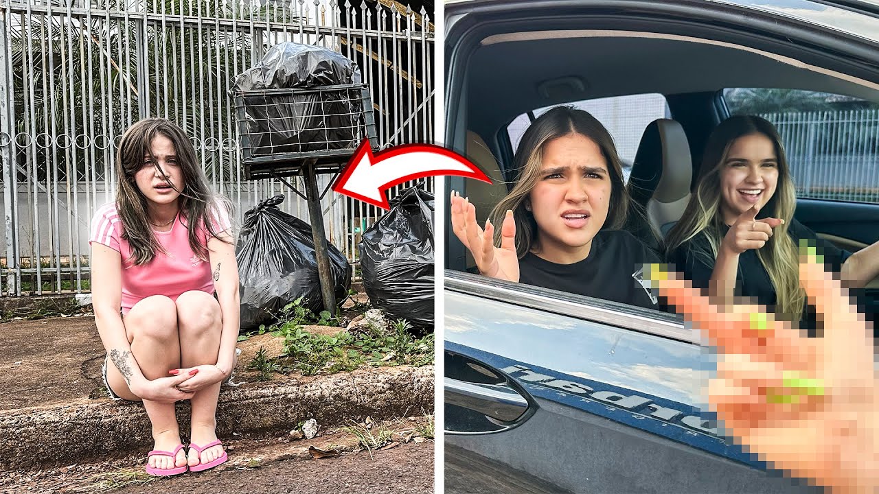 ELAS PEGARAM A EMANUELLY NA RUA!