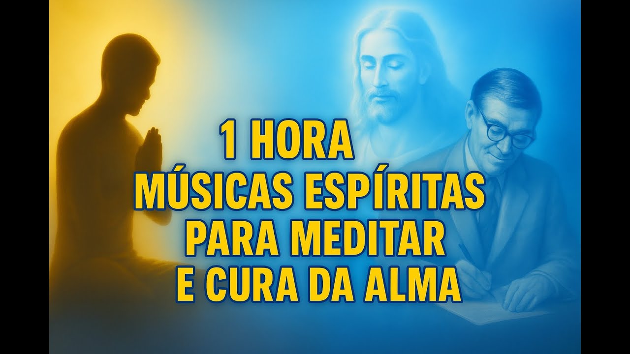 1 Hora de músicas espíritas para meditar e curar a alma - As mais tocadas 2025
