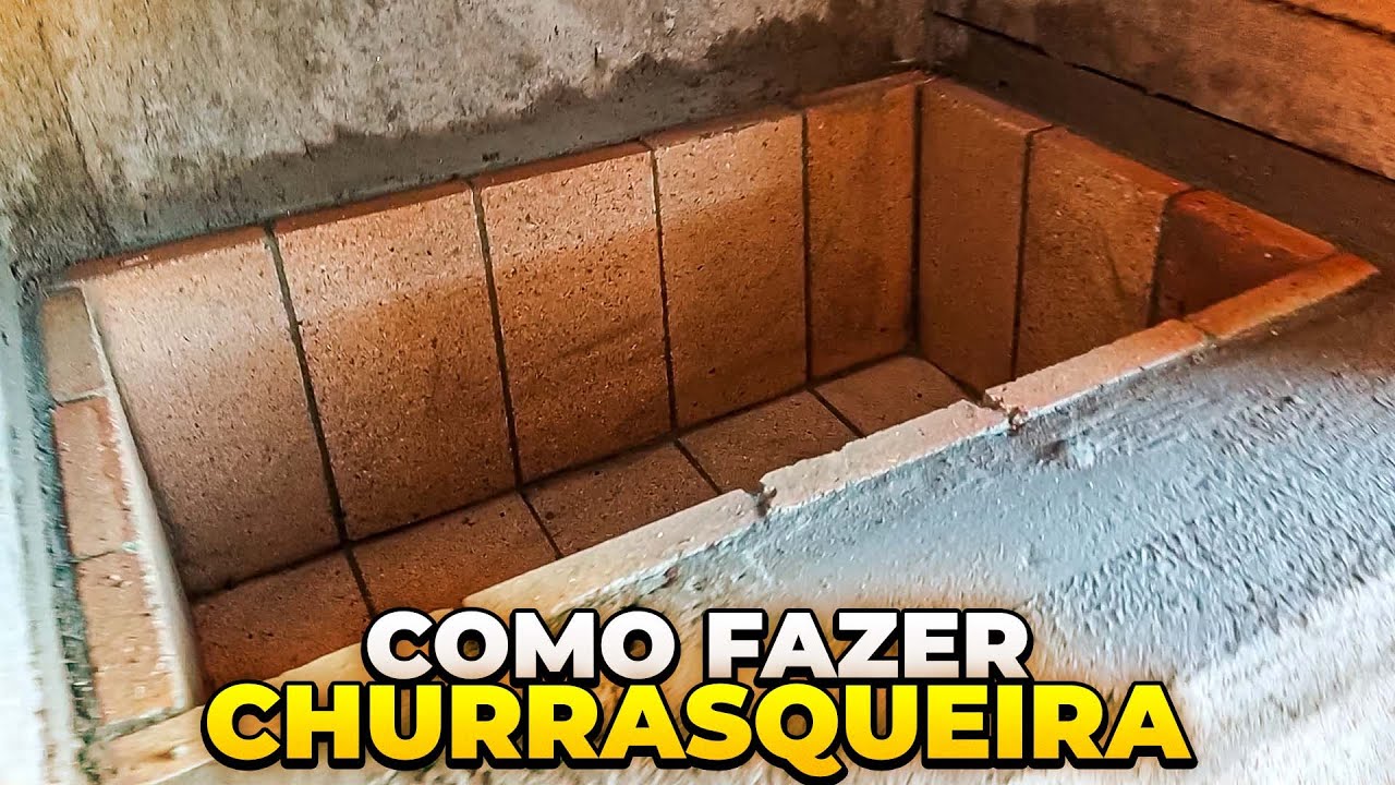 Colocando Refratário na Churrasqueira! - Faça você mesmo a sua churrasqueira
