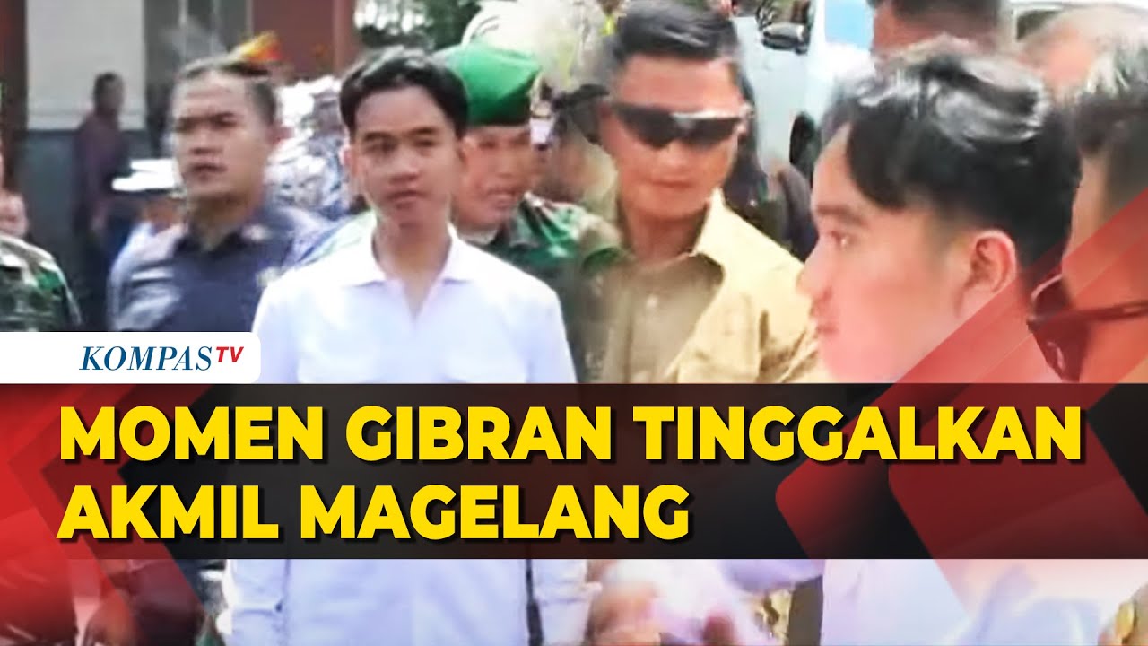 Momen Wapres Gibran Sapa Warga saat Tinggalkan Akmil Magelang usai Pembekalan Kabinet Merah Putih
