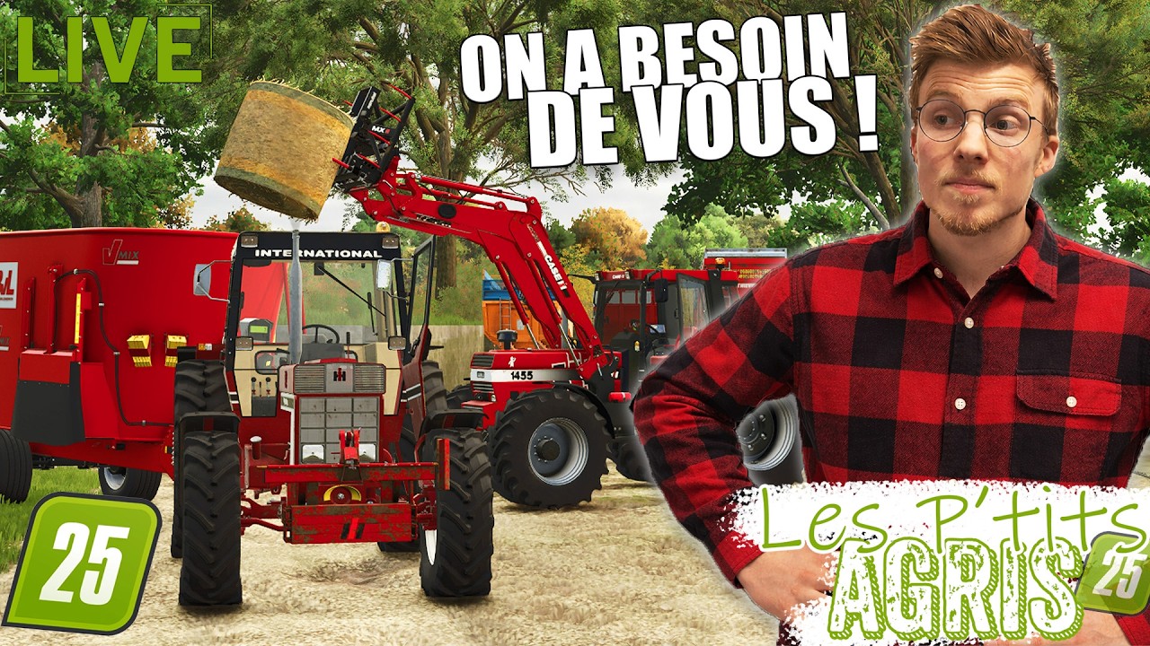 🔴C'EST A VOUS DE CHOISIR ! 🌱- Live Les P'tits Agris #08 - Fs25