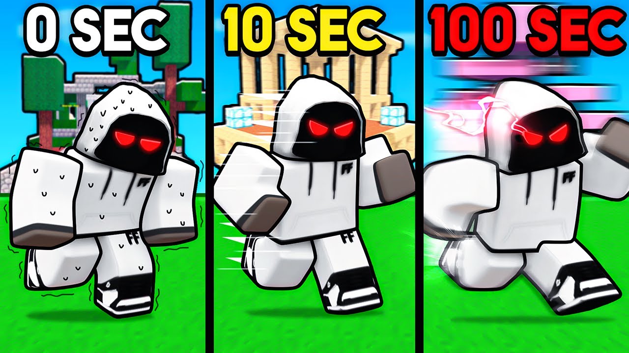 Roblox Bedwars, But Your SPEED INCREASES Every Second..