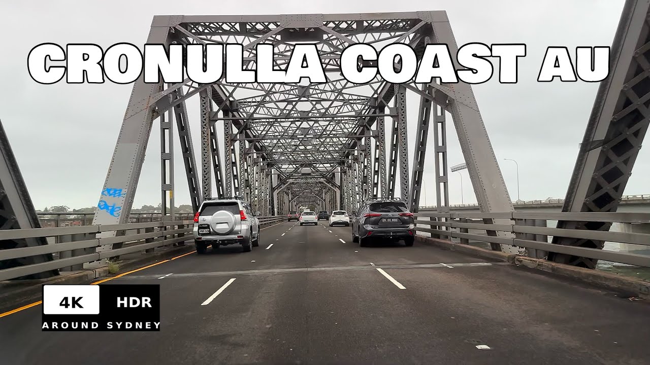 Heavy Rain  CRONULLA COAST | Sutherland →Olympic Park | Sydney Drive 4K HDR 60FPS AU