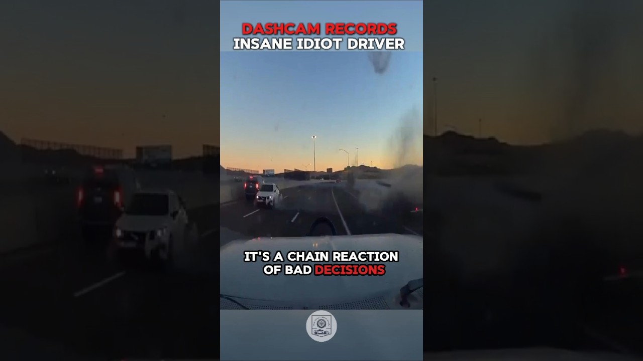 Dashcam Records Idiot Driver #shorts #dashcamvideo #idiotdrivers
