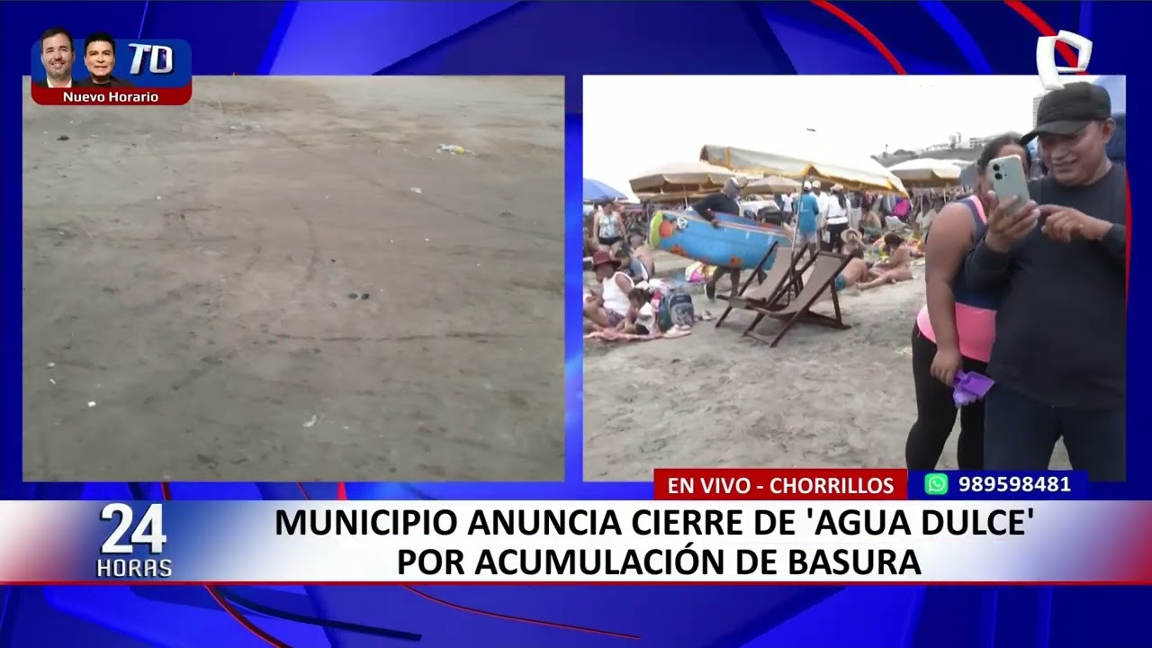 Chorrillos anuncia cierre de playa Agua Dulce por insalubridad el próximo domingo 15 de febrero