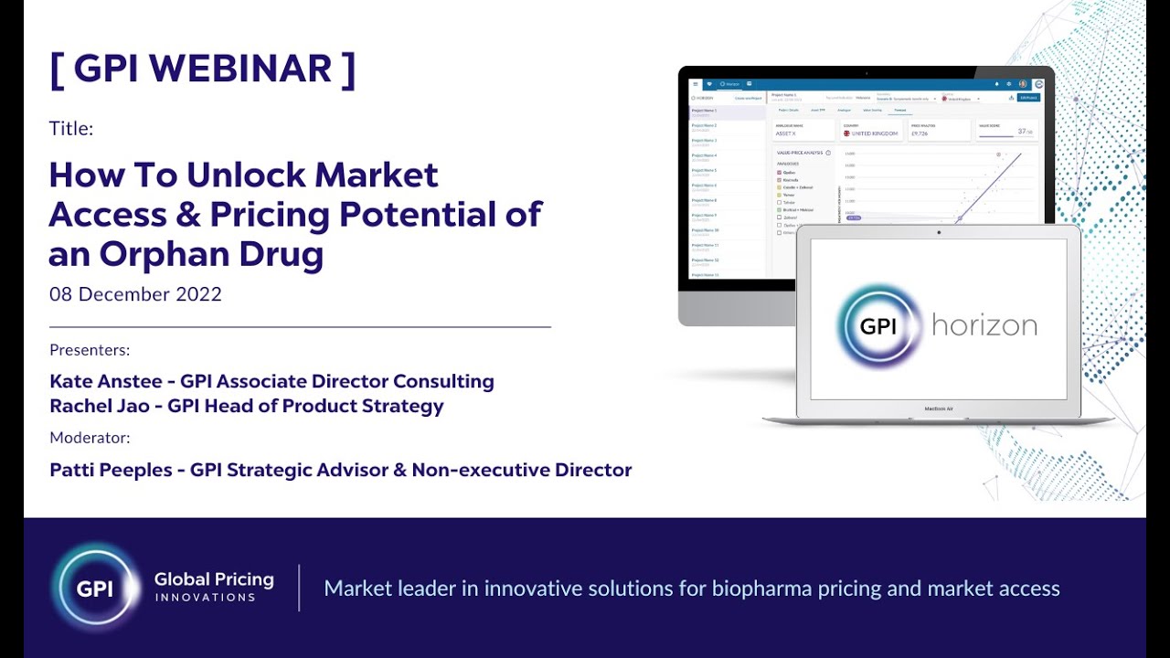 How To Unlock Market Access and Pricing Potential of an Orphan Drug Webinar
