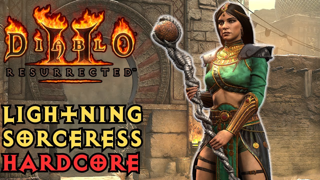 Zap 'Em All! - Lightning Sorceress Hardcore SSF - Diablo 2 Resurrected