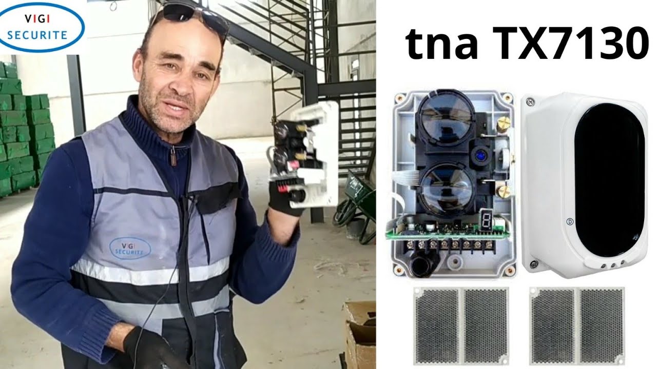 détecteur de fumée linéaire tna TX7130 , présentation et réglage , système détection incendie SSI.