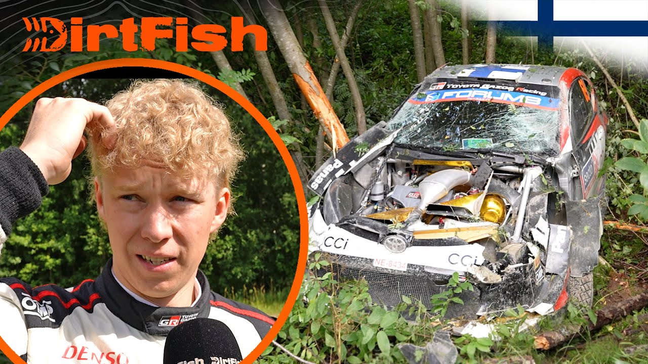 Rovanperä CRASHES 😱 WRC Rally Finland 2024