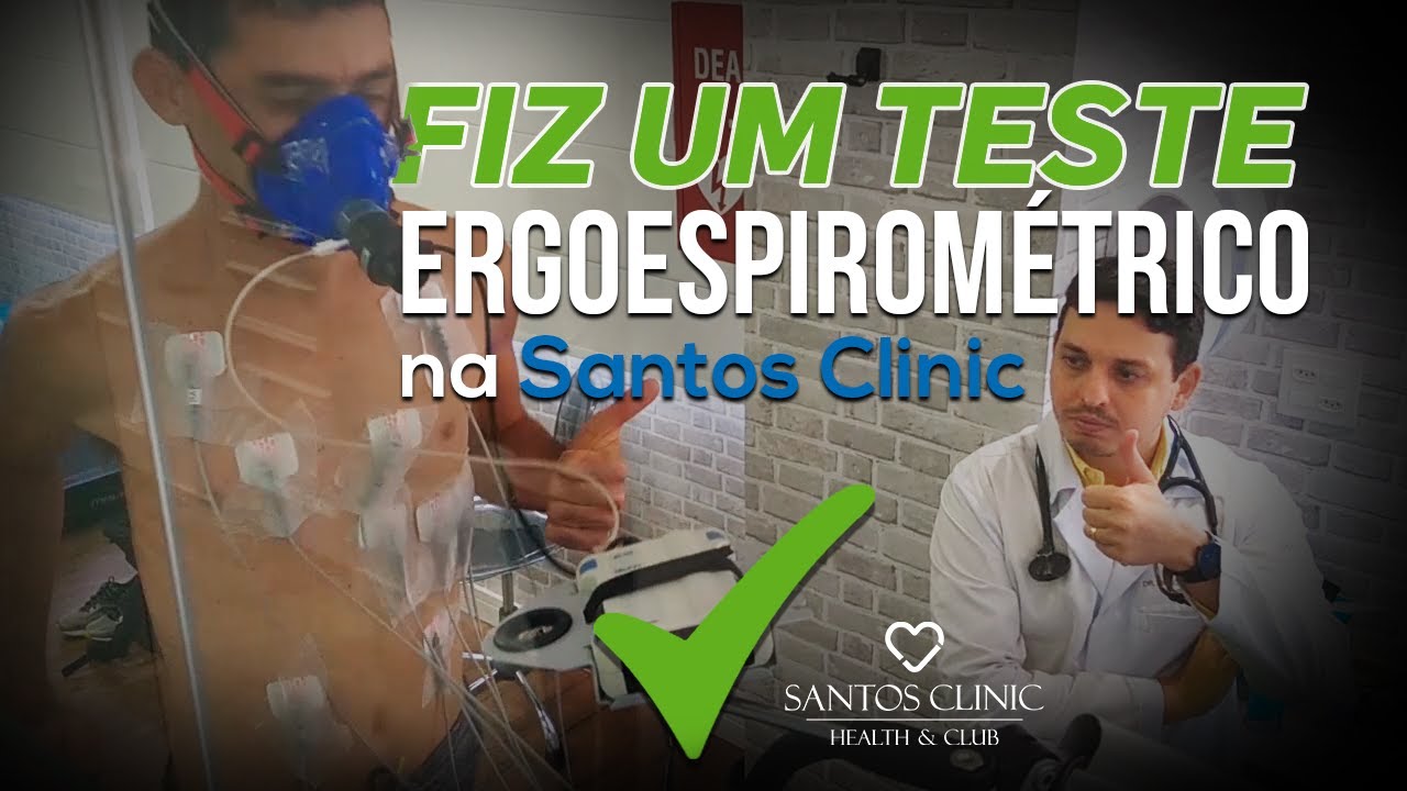 Exames CARDIOLÓGICOS em Santos | Meu vídeo do teste ERGOESPIROMÉTRICO na Santos Clinic
