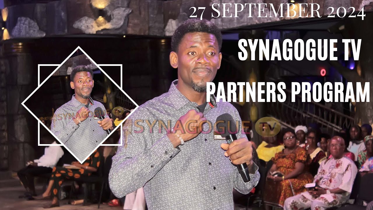 SYNAGOGUE TV PARTNERS PROGRAM{27 SEPTEMBER 2024}
