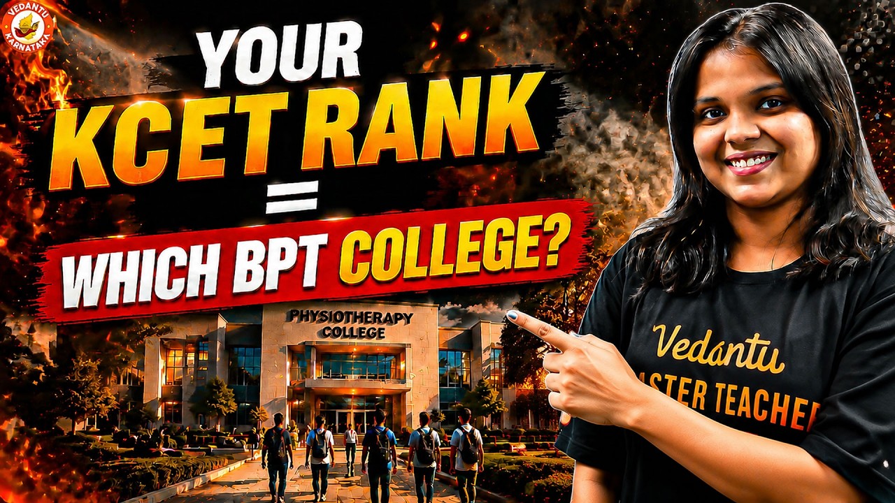 YOUR KCET RANK = WHICH BPT COLLEGE? 🩺 Physiotherapy Guide 2026 | Varshini Mam