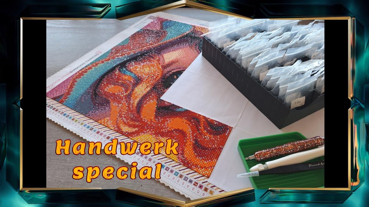 #26 Handwerk special #getcreativewithcaroline #diamondpainting #rodeoprincess