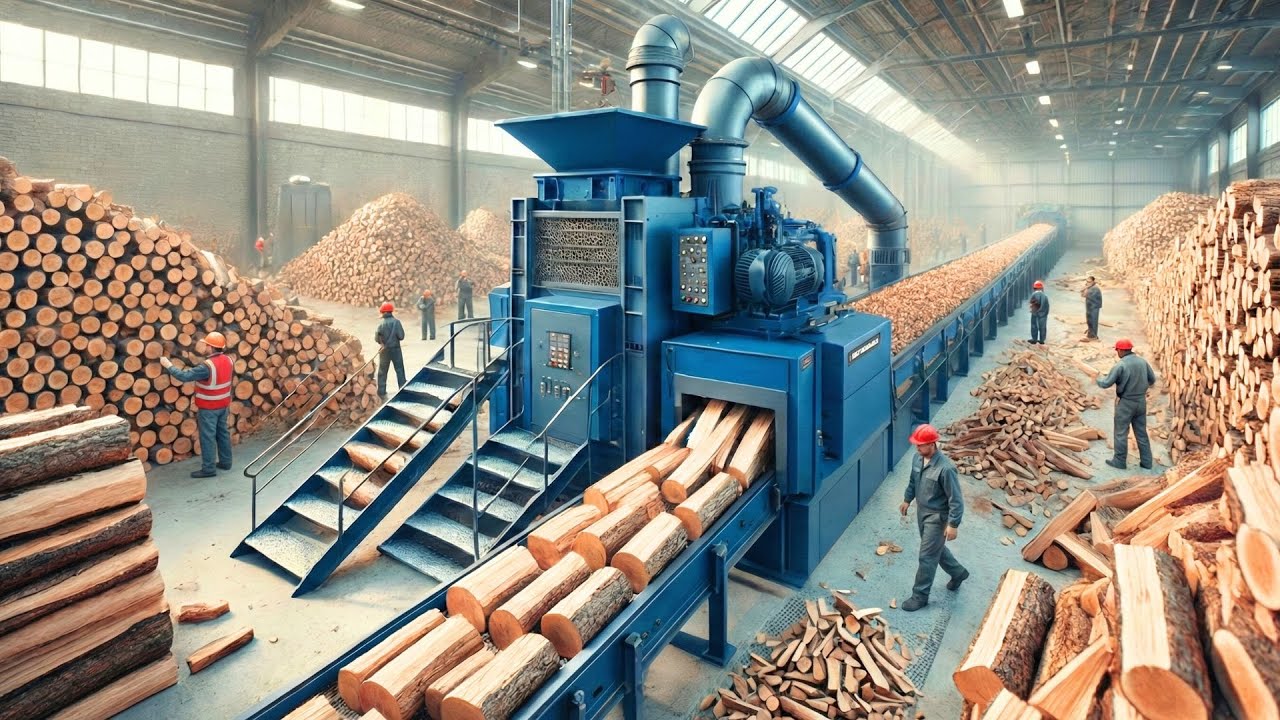 FASTEST FIREWOOD PROCESSING MACHINES IN THE WORLD