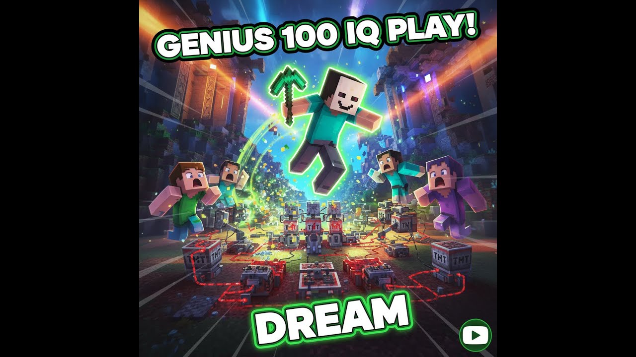 DREAM HIGH 100 IQ PLAY 🔥| DREAM | GROXMC | MrBeast 🔥