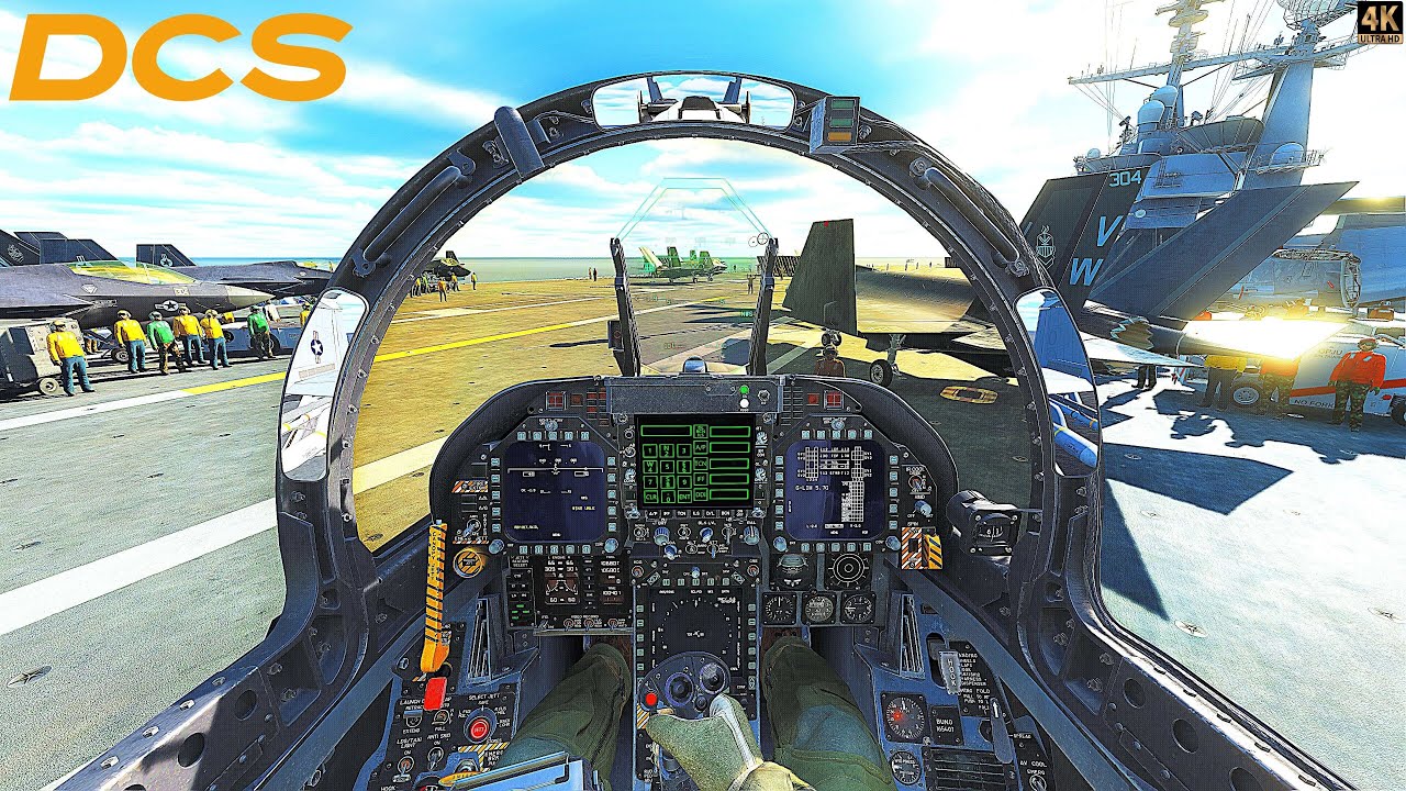 F-18E Super Hornet | Russian Carrier Group Strike | Clear Weather