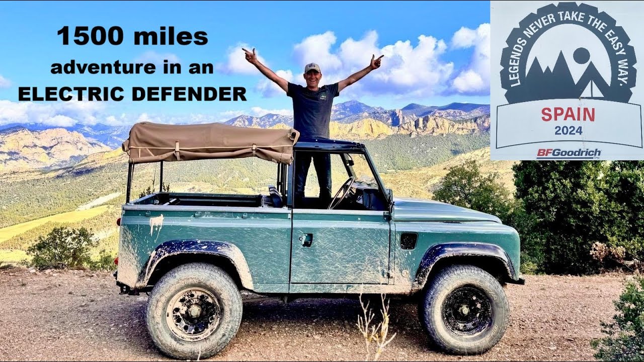1500 mile adventure in an electric Land Rover Defender