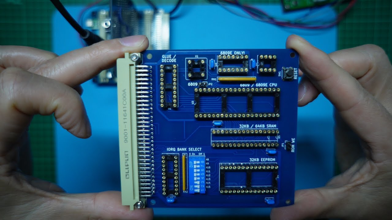 Minimalist Europe Card Bus (MECB) - 6809 or 6809E CPU Card - v2.2 Update!