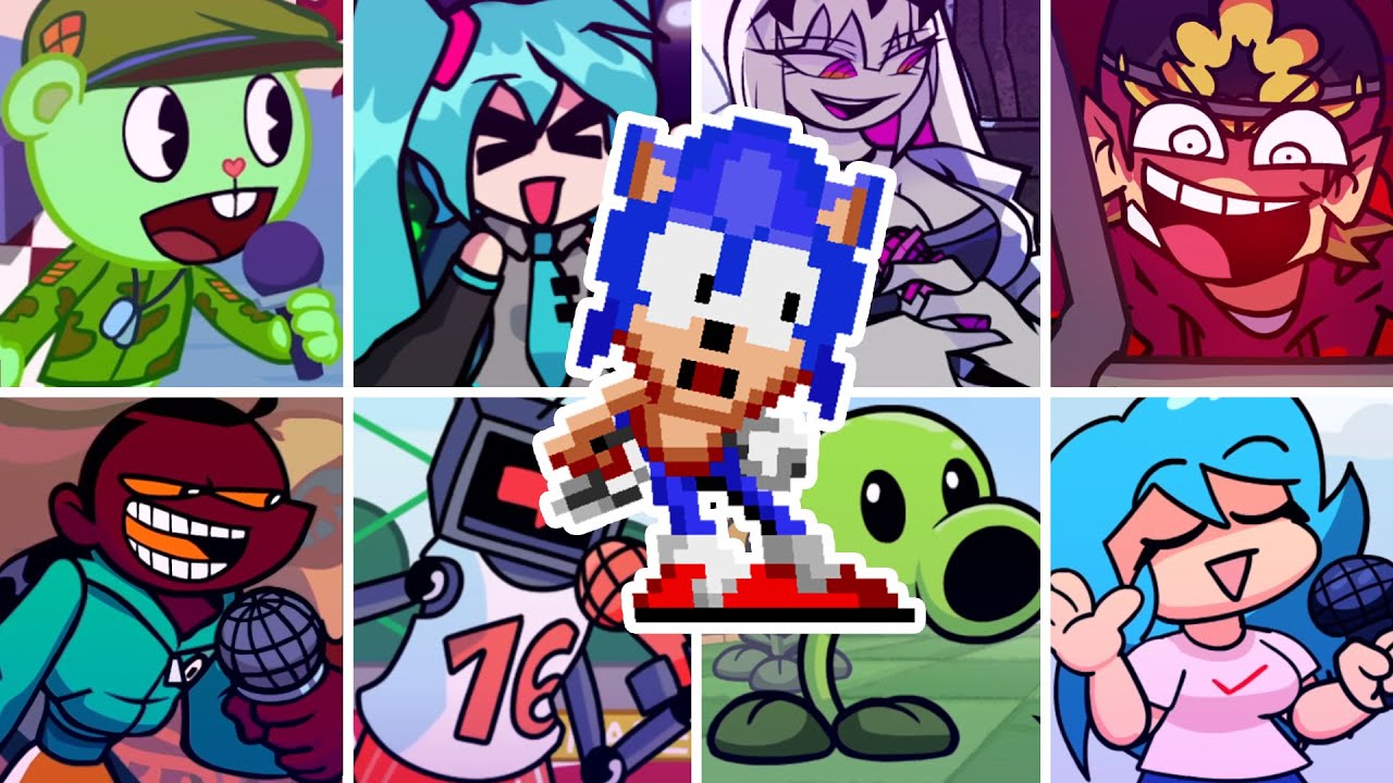 For Hire but Every Turn a Different Character Sings🎤(FNF For Hire song but Everyone Sings It) 💜