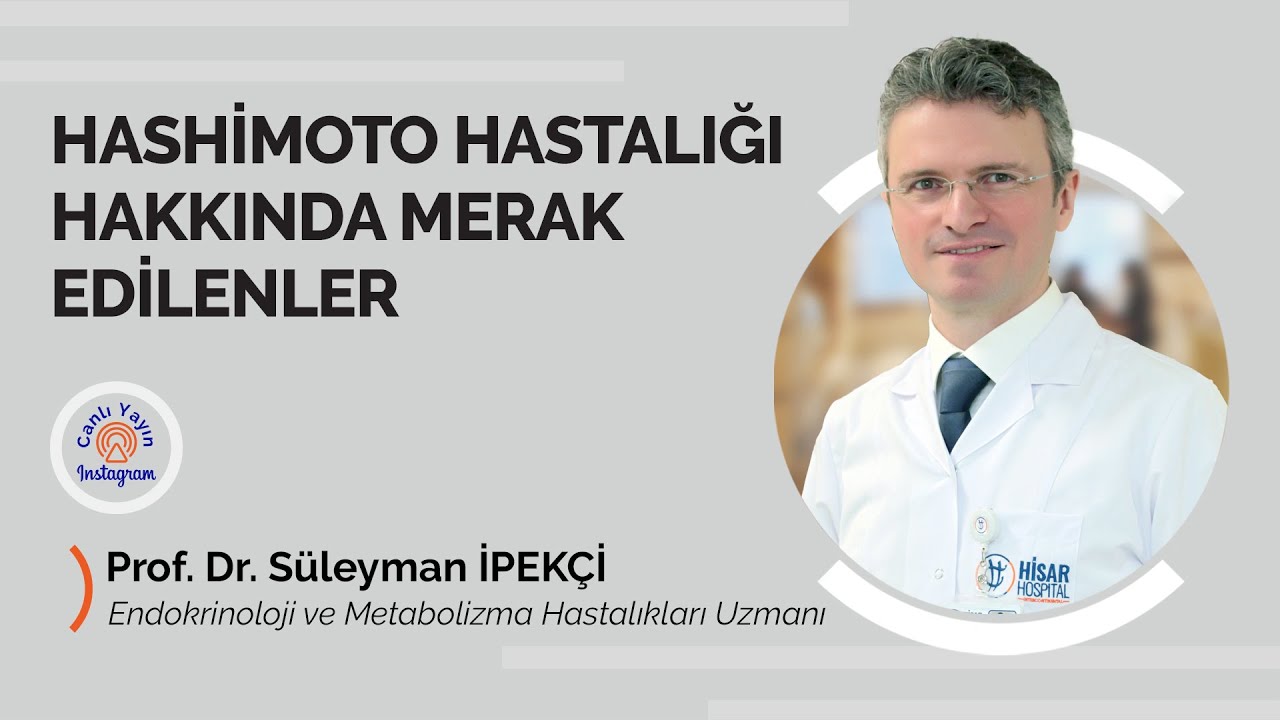 Hashimoto Hastalığı Hakkında Merak Edilenler /Instagram Canlı Yayını