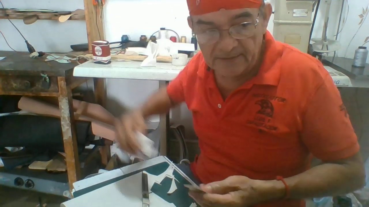 montar zapato postura de puntera y contrafuerte  preparación de la plantilla vídeo G5