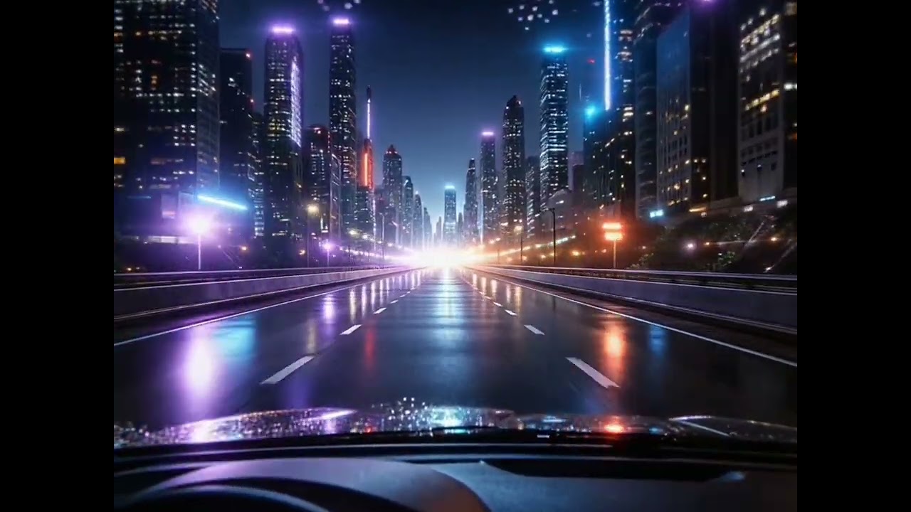 Night Drive Through Neon City | Chill Music