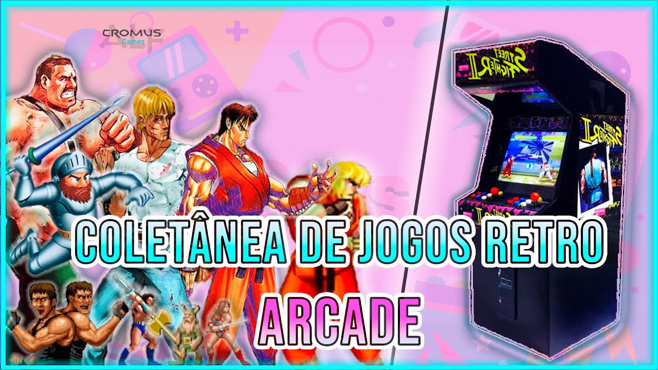 COLET&Acirc;NEA DE JOGOS RETRO DE ARCADE
