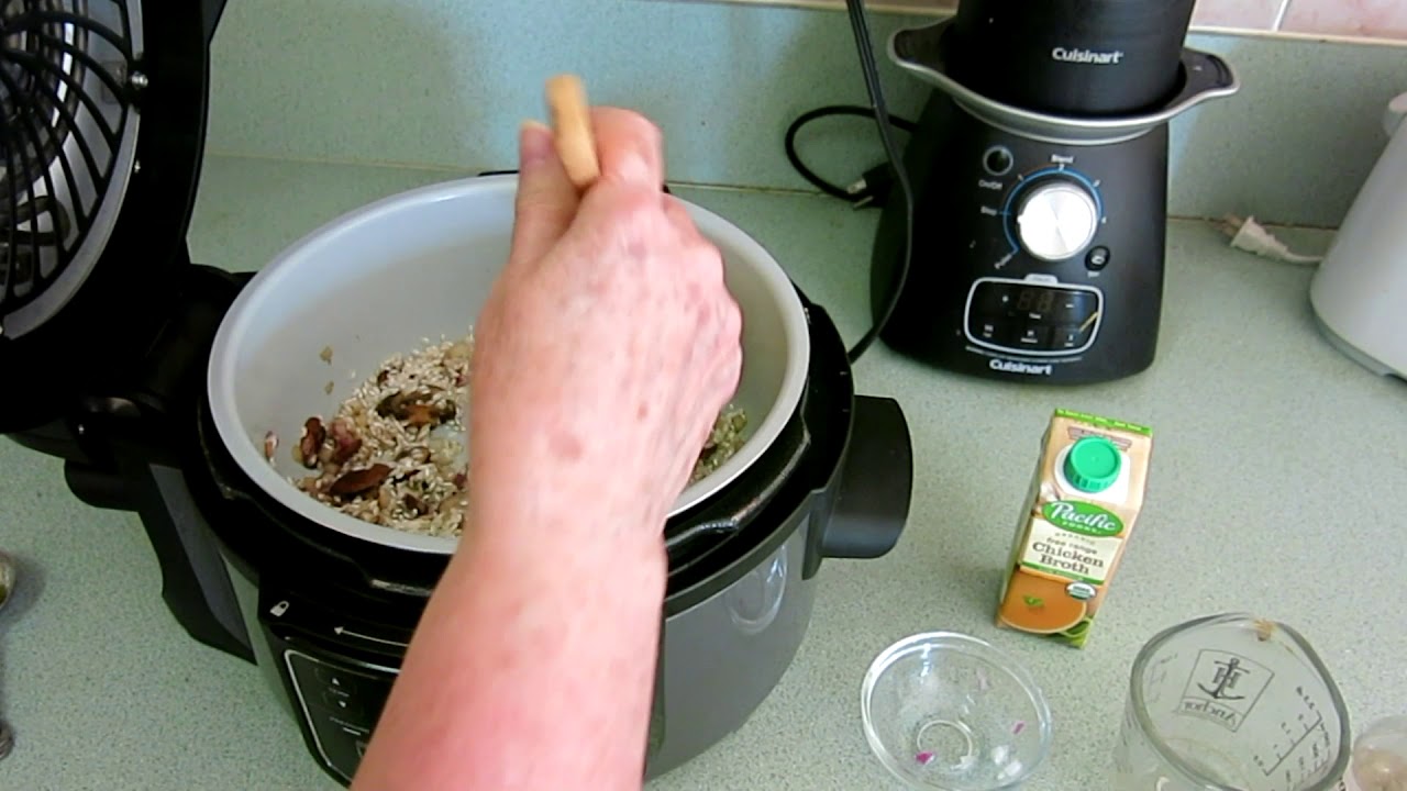 Mushroom Risotto in the Ninja