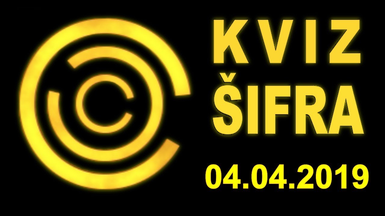 KVIZ ŠIFRA (4.4.2019)