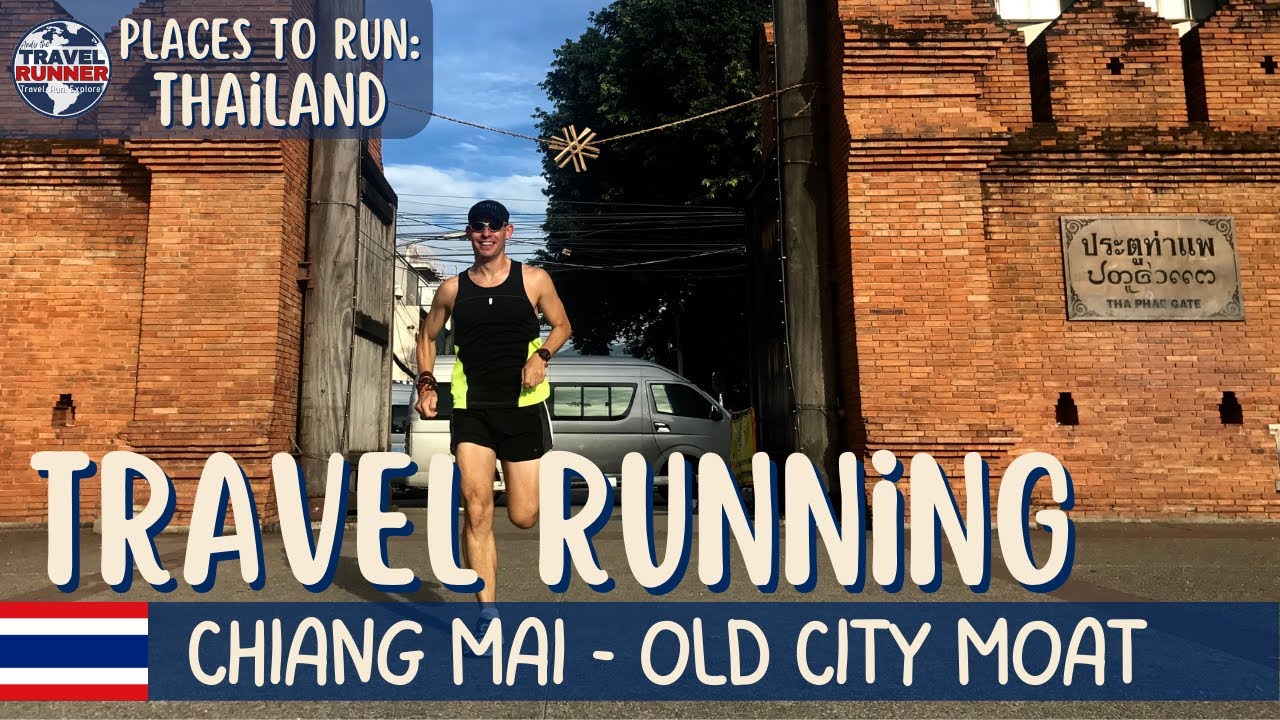 Old City Run in Chiang Mai,  THAILAND || Running the Old City Moat