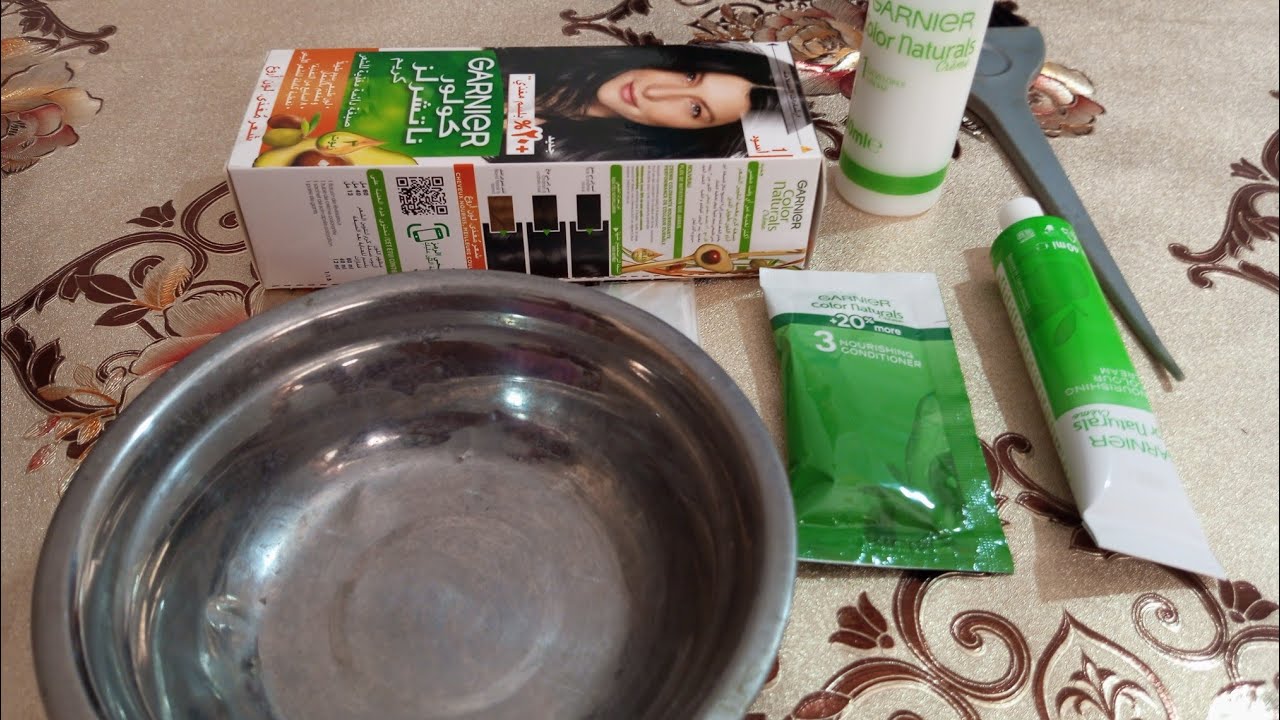 احسن صباغة للشعر Garnier كتغطي الشيب وكتعطي نعومة ولمعان للشعر