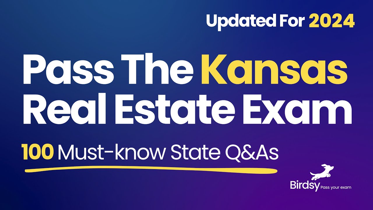 Master The Kansas Real Estate Exam! 100 Q&As Plus Explanations