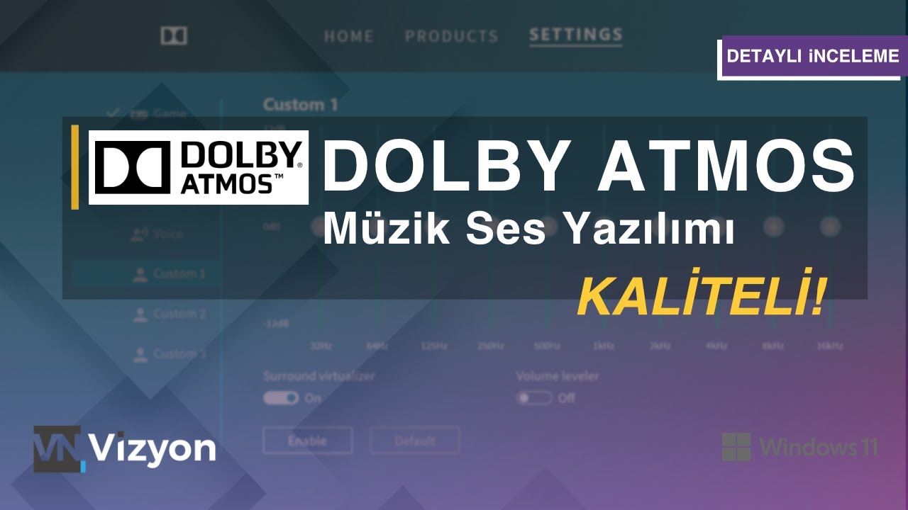 Microsoft Store l Dolby Atmos Program Kurulum Ve İnceleme